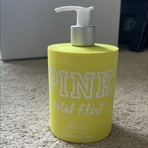Victoria's Secret PINK Total Flirt Body Lotion - Bright Yellow
